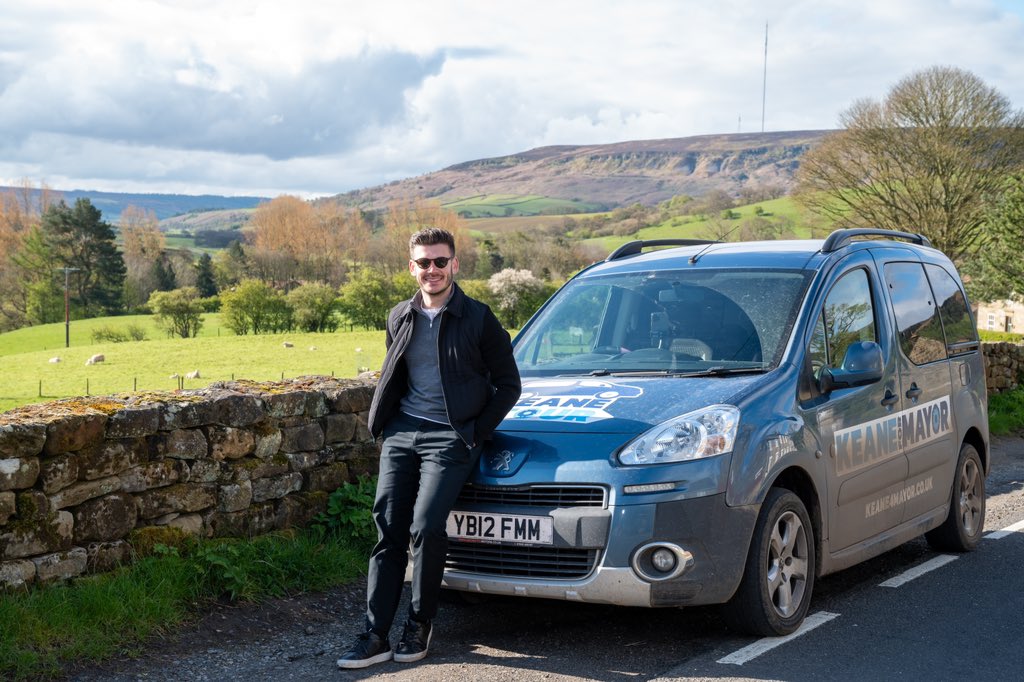 Hello from beautiful Bilsdale 👋 My quest to reach 1,000 communities by polling day continues… 💪 #KeaneOnTour