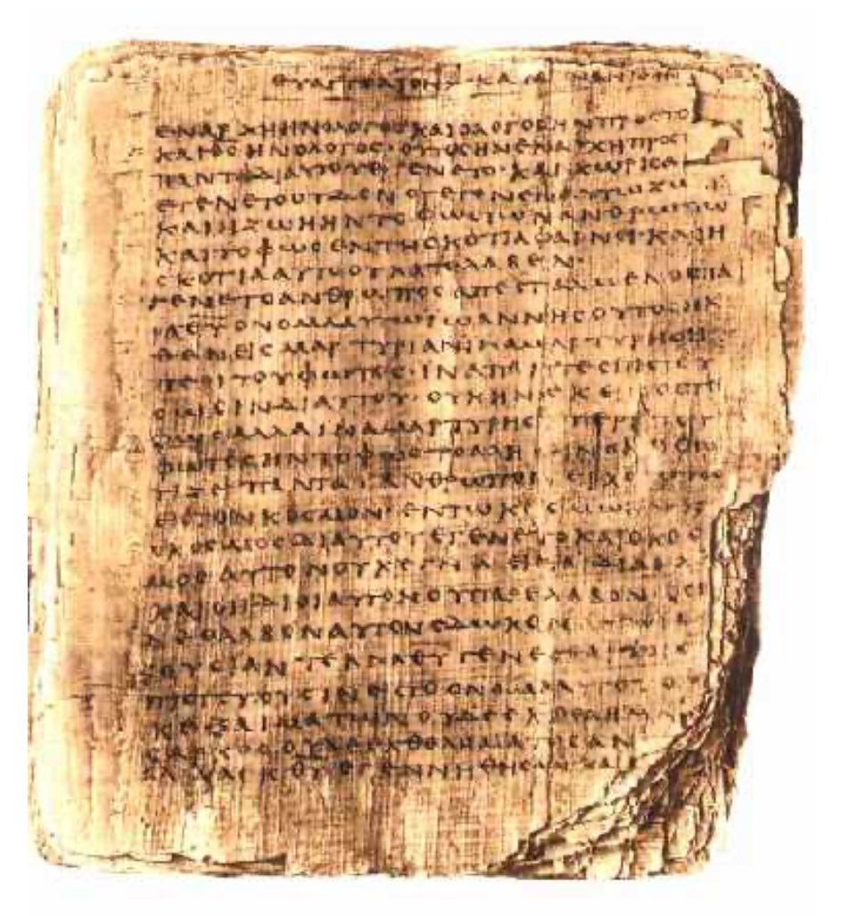 El Papiro 66 es uno de los manuscritos del NT mejor preservado. Incluye los textos de Juan 1:1–6:11, 6:35b–14:26, 29–30; 15:2–26; 16:2–4, 6–7; 16:10–20:20, 22–23; 20:25–21:9, 12, 17. Generalmente se ha fechado por el año 200. Y es fiel testigo de la transmisión temprana del NT.