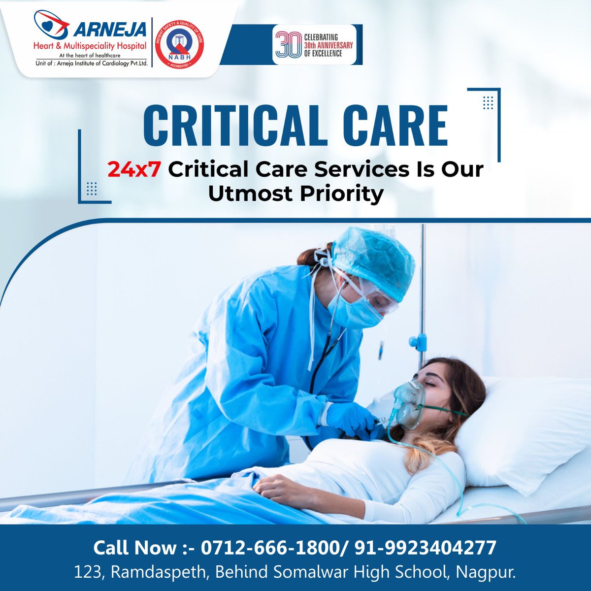 Our Critical Care Department provides round-the-clock support, ensuring patients in critical conditions receive timely life-saving interventions and compassionate care.
#NABH #besthospital #besthospital #NABH #infrastructure #ambulanceservice #criticalcare #24x7Support