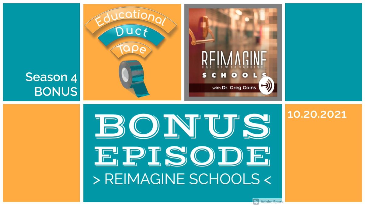 I've been a fan of @DrGregGoins' #ReimagineSchools Podcast for a while, so I was so proud to be a guest on it! And now I'm honored to share our conversation as a #EduDuctTape Bonus Episode! Tune in to hear our chat! #EdTech #EduTech #Edu #EduTwitter jakemiller.net/eduducttape-bo…