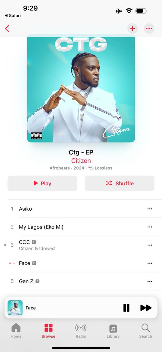 ..@omoilu_citizen Dey carry me go where I No know 😂 I just Dey rinse “face” since yesterday for this #CTG EP 🤯 Stream here: bit.ly/CTGbyCitizen