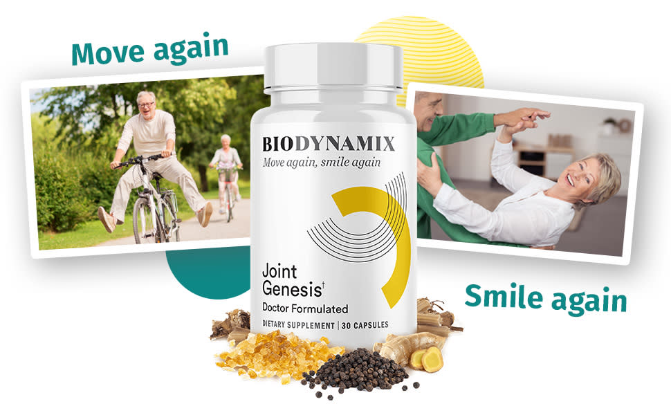 Say goodbye to joint discomfort and hello to freedom of movement with Joint Genesis™! Our advanced supplement is here to support your joint health & keep you moving with ease Experience the difference today! 
jointgenesis-biodynamix.com/index.html
 #JointHealth #FreedomOfMovement #StayActive