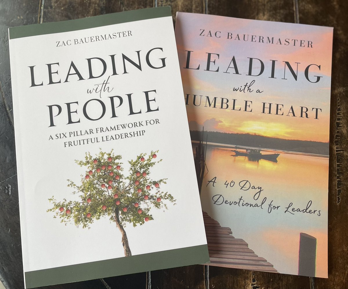 BOOK GIVEAWAY TIME! Are you looking for an end of school year gift for a leader in your life? Like and share for a chance to win one of the books below! Multiple winners chosen Sunday night! zacbauermaster.com/books #LeadWithPeople #HumbleHeart