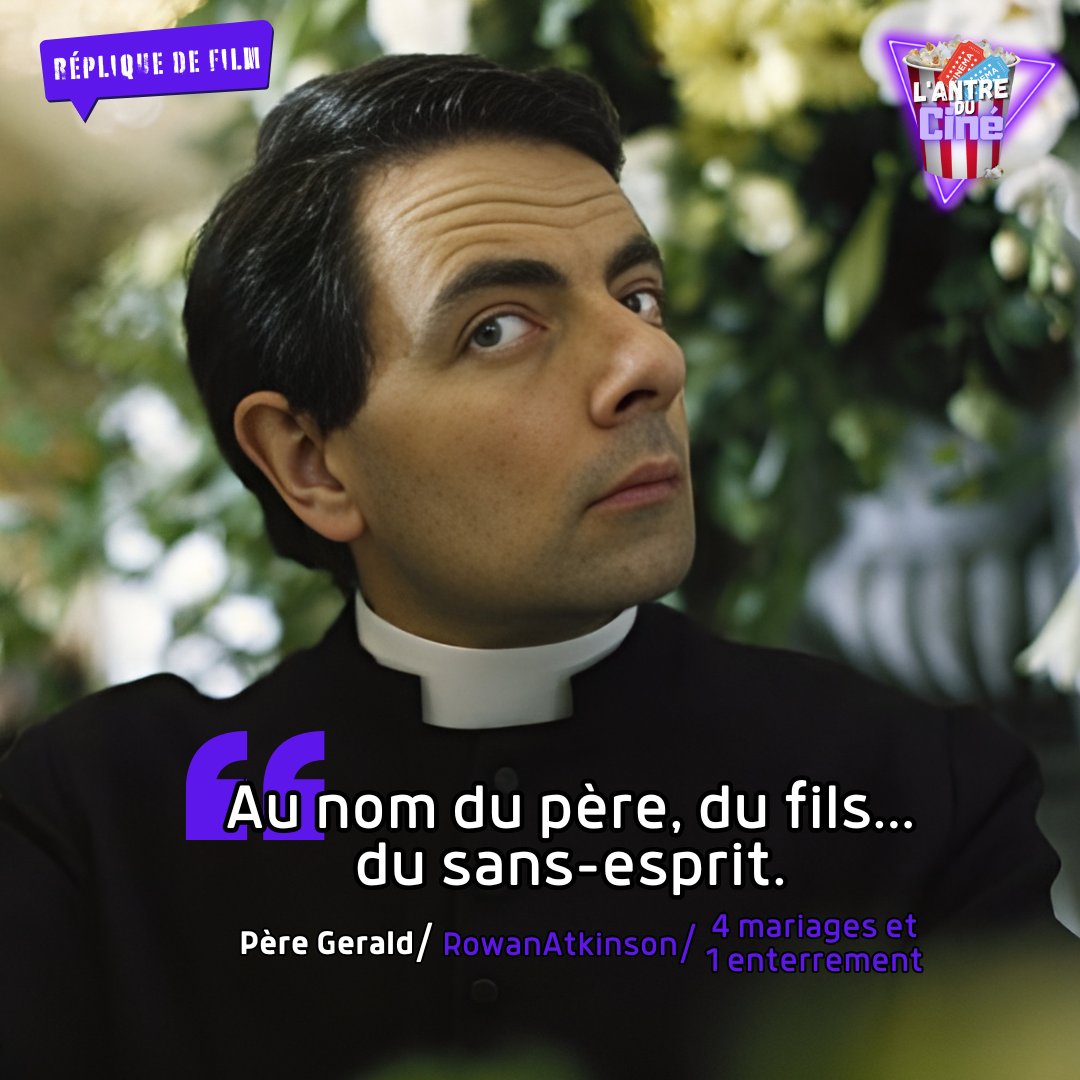 4 MARIAGES & 1 ENTERREMENT 🎞️
est sorti il y a 30 ans dans les salles françaises 🍿
#RepliqueDeFilm #rowanatkinson #4mariageset1enterrement
#Cinema