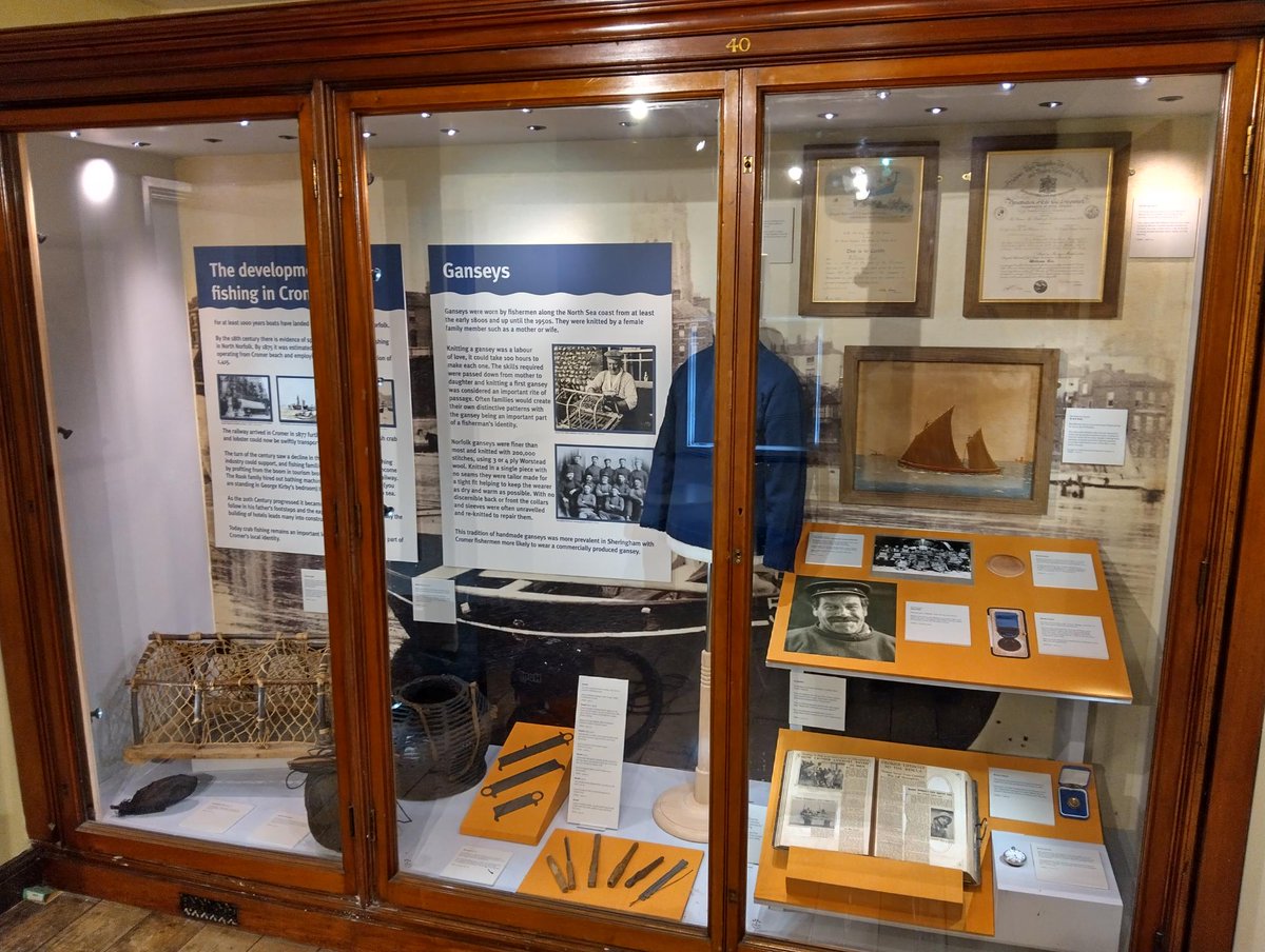 Our brand new display is open at Cromer Museum! Drop by and learn the history of our very own East Cottages and the fishing families that lived there. We are open Mon-Fri 10am-4pm and Sat-Sun 12noon-4pm.