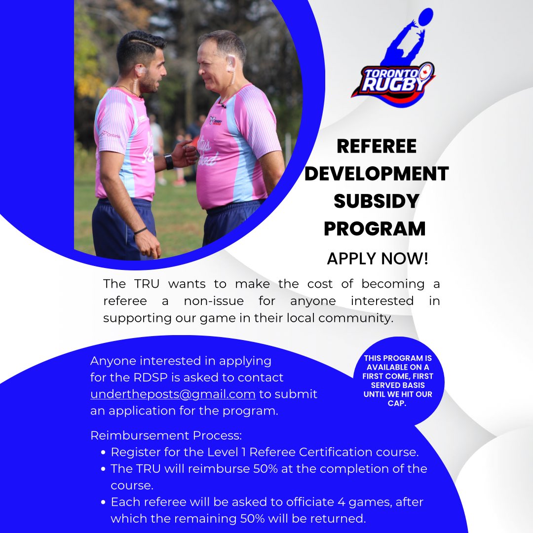 Thanks to @ctjumpstart funding we are able to offer this program! 

Anyone interested in applying 
for the RDSP is asked to contact undertheposts@gmail.com to submit an application for the program. Must be a member of a club in the TRU.
