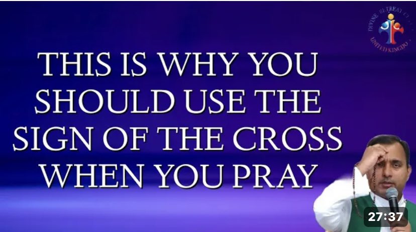 This is why you should use the Sign of the Cross when you pray - Fr Joseph Edattu VC

youtu.be/6QoR8MzF9WY?si… via @YouTube

#sundayscripture #wordofgod #bible

#Believe #faith #faithandreason #faithandscience #Bible #bibleverse #LectioDivina 
#CatholicEducation #JesusisGod