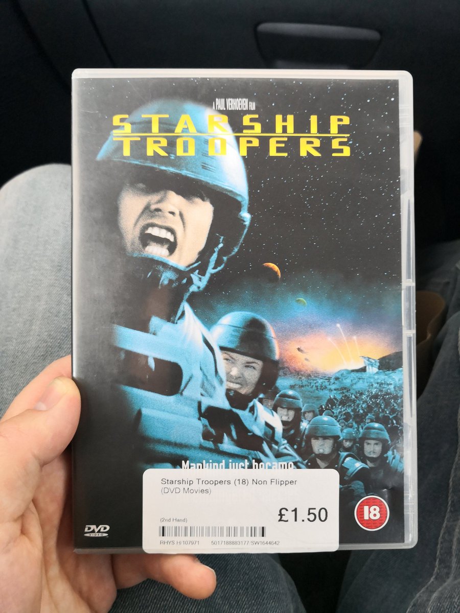 Film pick for today #starshiptroopers