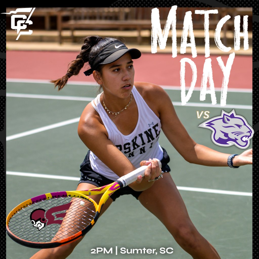 Conference Carolinas Semifinals
Women's Tennis 🆚 Young Harris
⌚2PM
📍 Sumter, SC
#GoFleet🎾