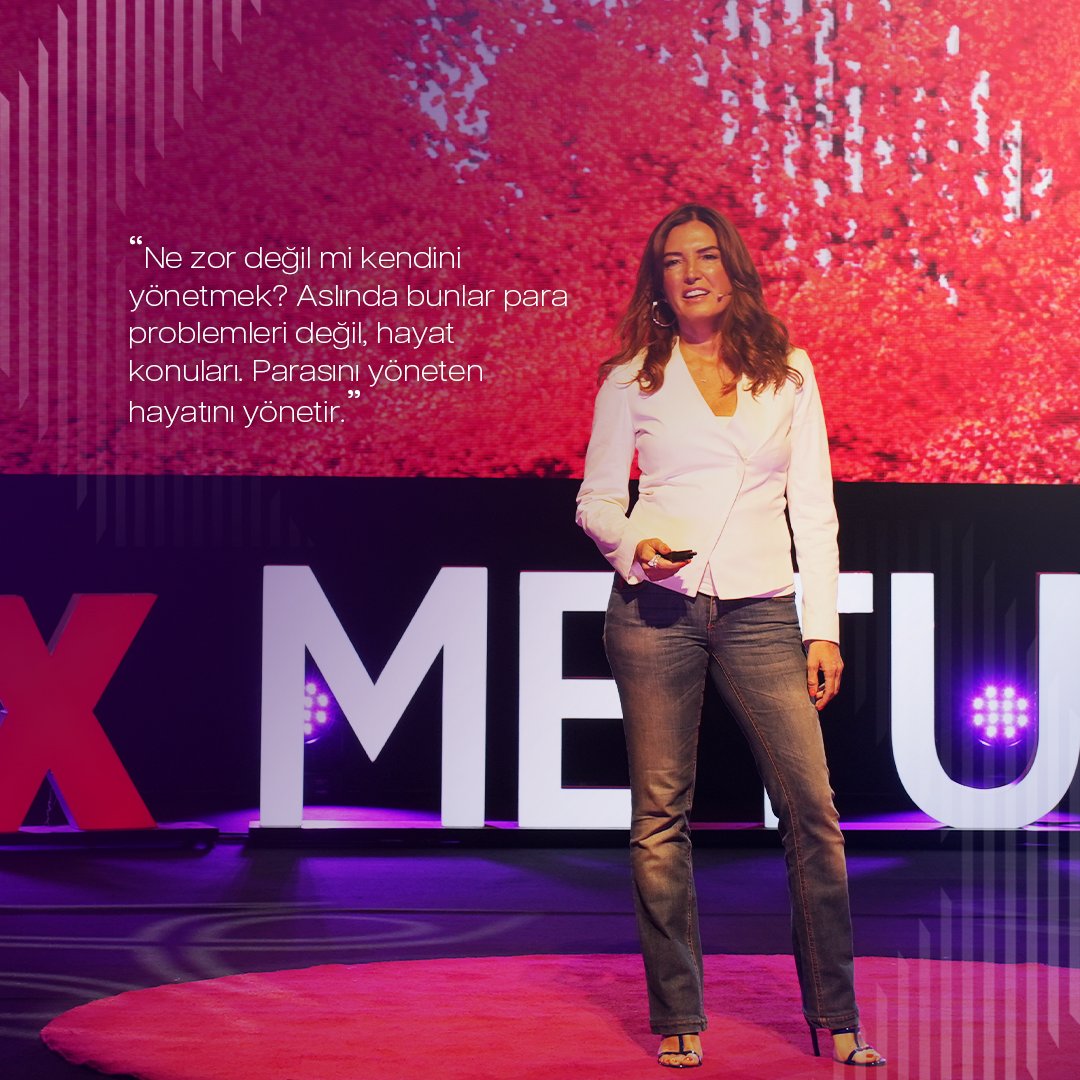 Özlem Denizmen'e TEDxMETUAnkara 'AYNA' sahnemizde olduğu için teşekkür ederiz. ❤️ #ayna #tedxmetuankara #tedx #odtü #metu #ted #tedxtalks