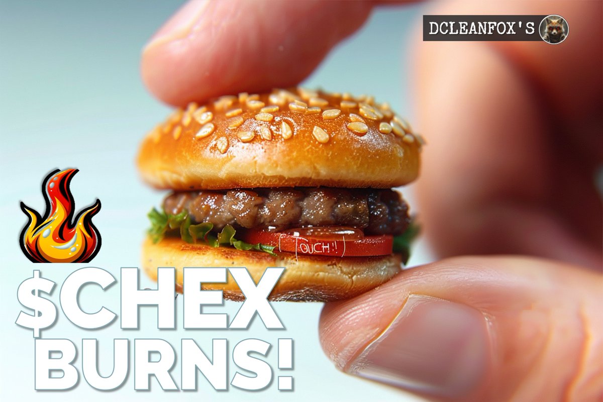Ever Felt Like Everything's Shrinking? 🍔 INFLATION's Eating Up Your Burger, But Not Your $CHEX. $CHEX is Flipping the Script With DEFLATION—Each Deal $CHEX Seal Speeds It Up! Less $CHEX, More Value. Can your #RWA Token Claim the Same? 🚀💥 #TheyDumpTokensOnYou