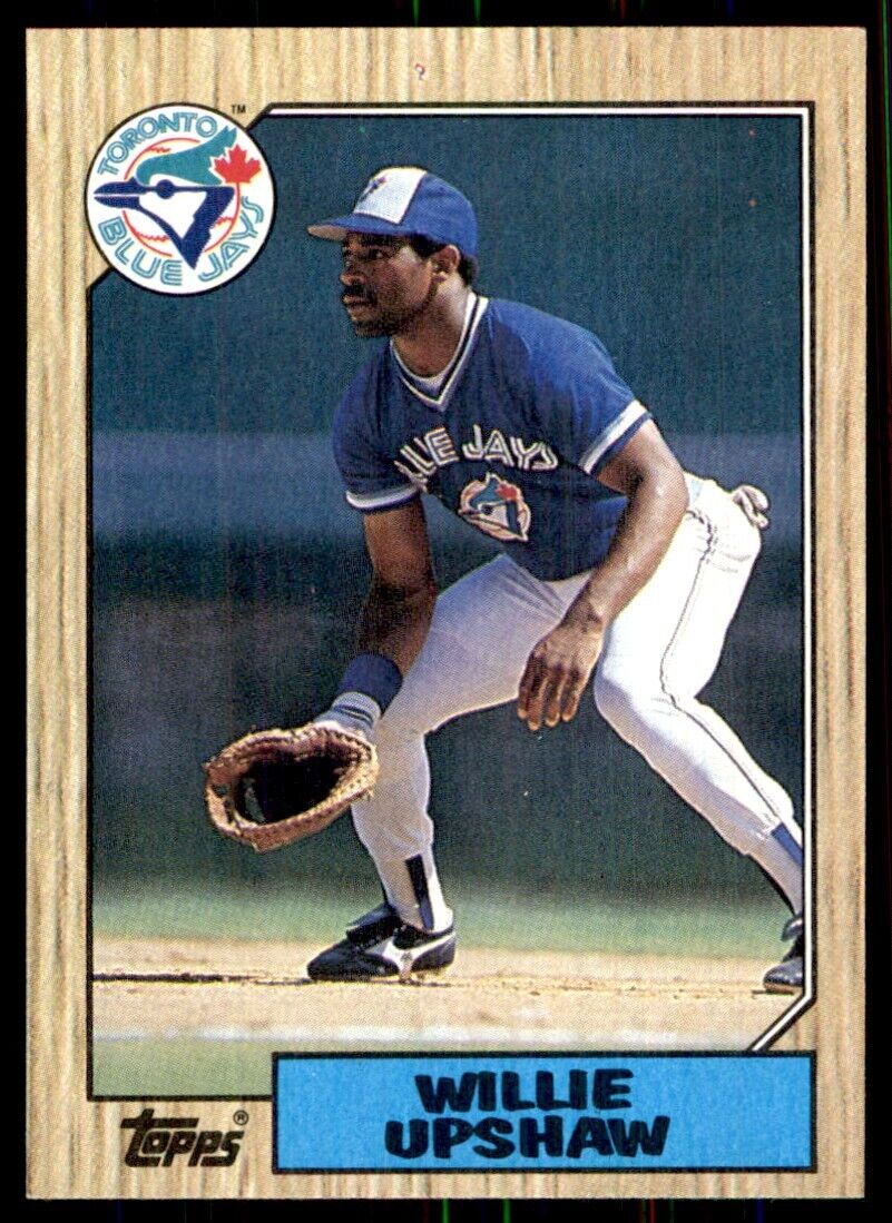 Happy 67th Birthday to Willie Upshaw! What I would give to be able to rewind and be at Exhibition Stadium and listen to Murray Eldon say, 'Now batting for your Toronto Blue Jays, Wil-LIE UP-shaw!' #BlueJays