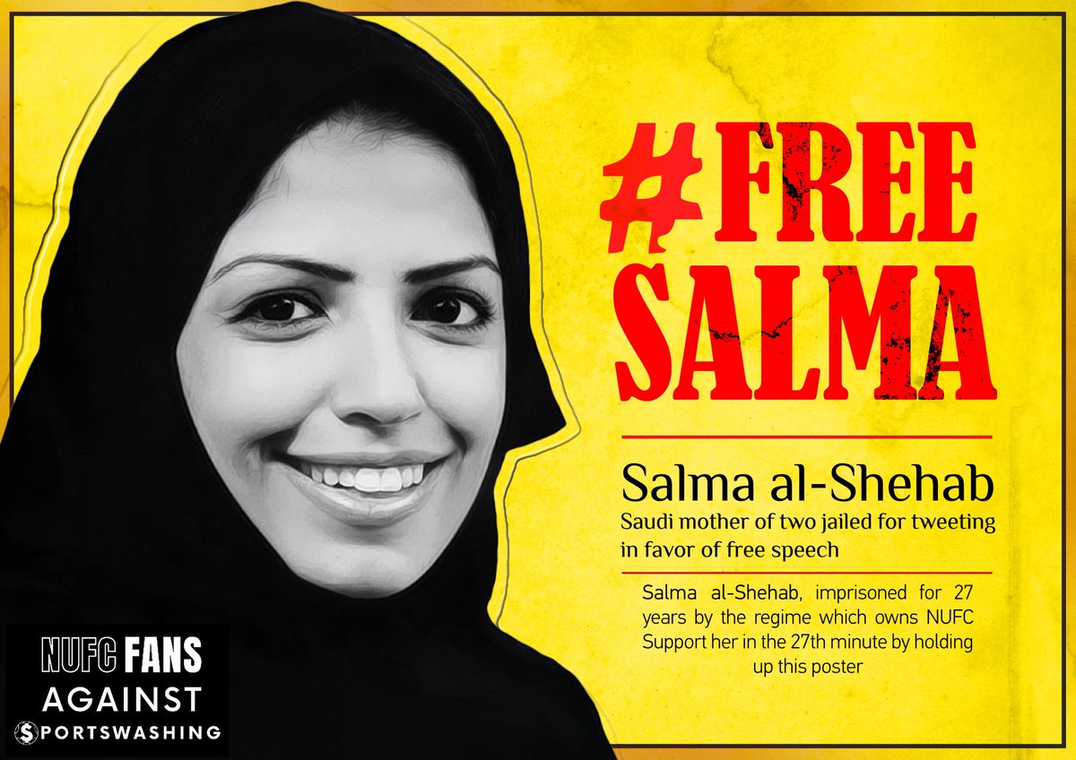 On April 27th we want to highlight the situation facing Saudi women, specifically the case of Saudi prisoner Salma al-Shehab. Salma, a mother of two is currently serving 27 years in prison solely for posting tweets in support of Saudi prisoners of conscience. #FREESALMA Let’s