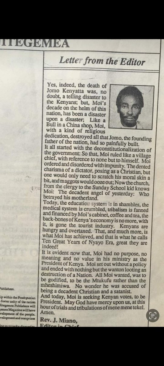 This is the same path Mr Zakayo, WS Ruto is taking.