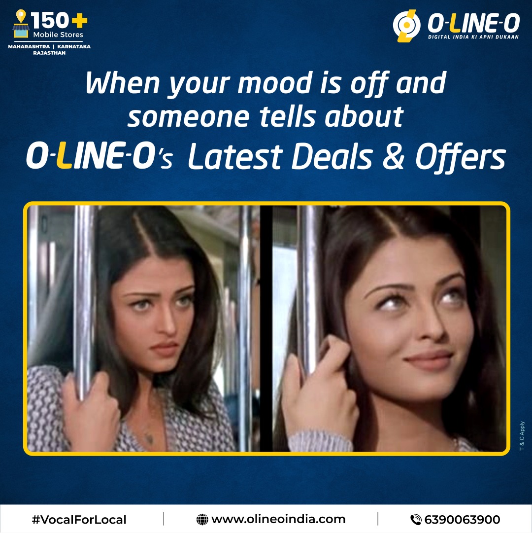 Elevate your mood and your style with O-LINE-O's unbeatable deals! 💃
Visit our O-LINE-O store now!
For more info, call: +91 63900 63900
.
.
.
.
.
.
#DiscountAlert #discountshopping #latestsmartphone #bestperformance #cashbackday