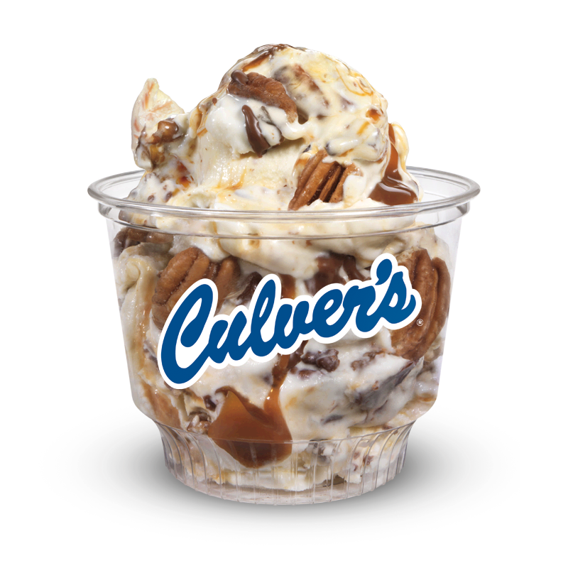 Visit #Culvers on Monument Rd for the most popular flavor of the day in the nation: Turtle! Enjoy your fresh frozen custard with a fresh ButterBurger!

At the bottom of your receipt is a survey. Complete it and receive a complimentary scoop of custard!