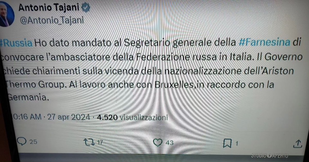 Ecco il PRIMO boomerang contro l'Italia che ha congelato i beni dei russi e ha creato le restrizioni per i russi che vivono in Italia, avendo la cittadinanza italiana! 
Pensavate che la Russia non farà nulla contro il vostro comportamento apertamente OSTILE e dichiaratamente…