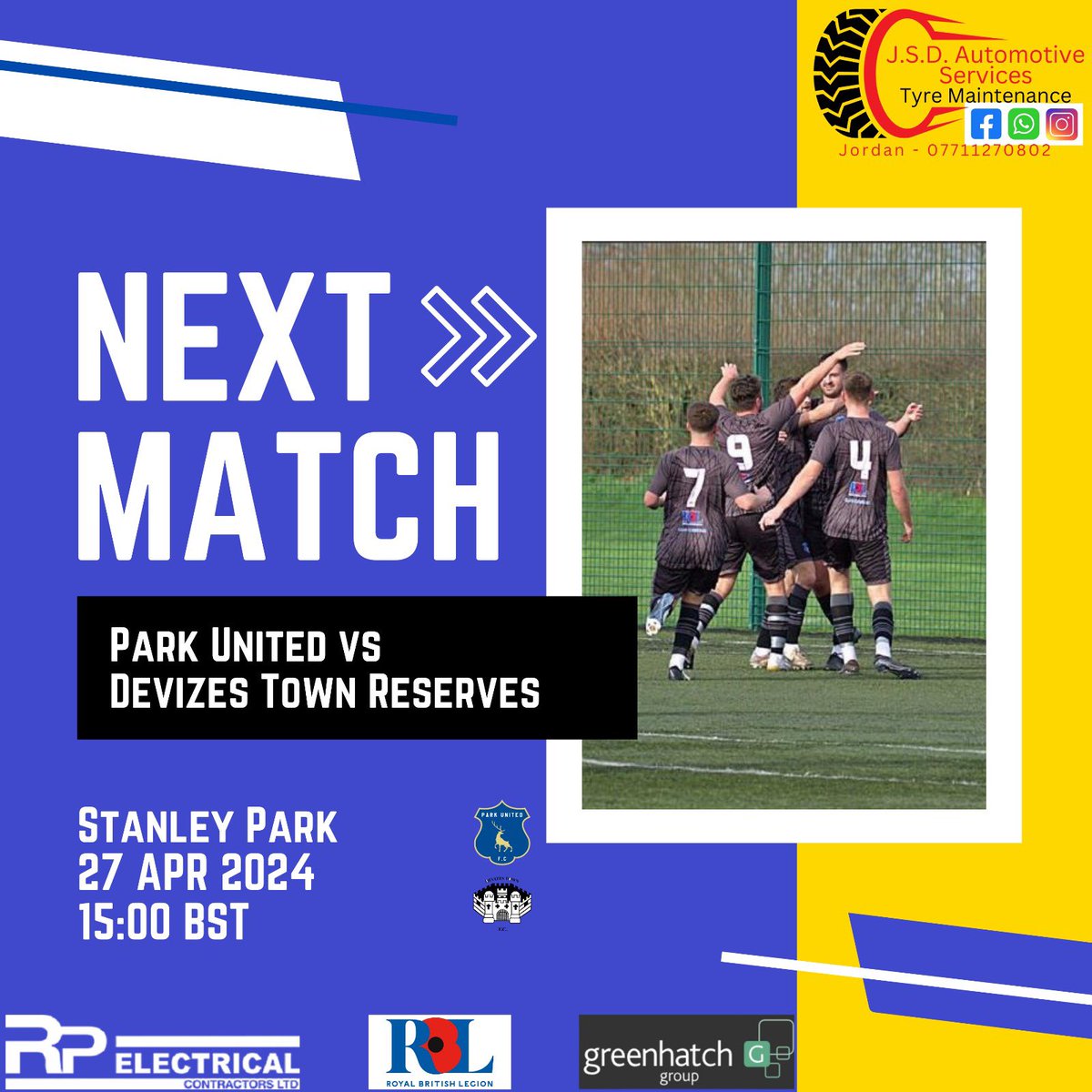 GAME DAY!! Huge game for the boys today as we welcome a very good @DevReservesFC team to Stanley Park. Please come along and support the lads in what will arguably be one of our toughest games to date. #Parklife #UTFP 🩶