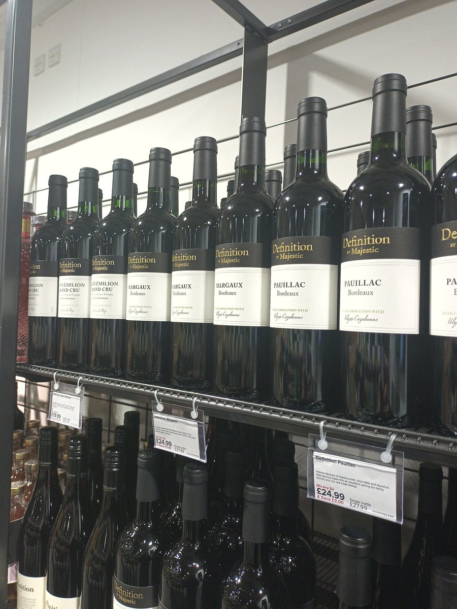 Come to our Definition relaunch showcase tasting on  Friday 3rd at 5.30pm.