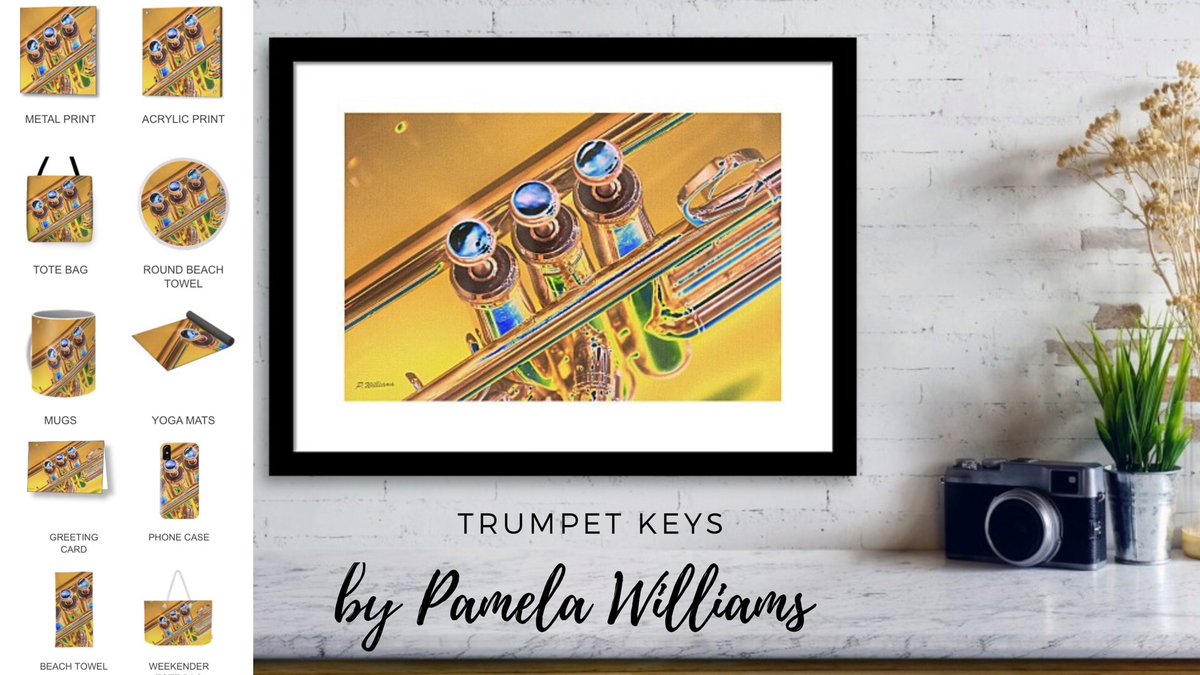 Life is like a trumpet - if you don't put anything into it, you don't get anything out of it' ..William Christopher Handy. Shop Here: 3-pamela-williams.pixels.com/featured/trump… #trumpet #musicalinstrument #buyintoart #shopearly #homedecor #wallart #brassinstrument #gold #musical #aYearForArt