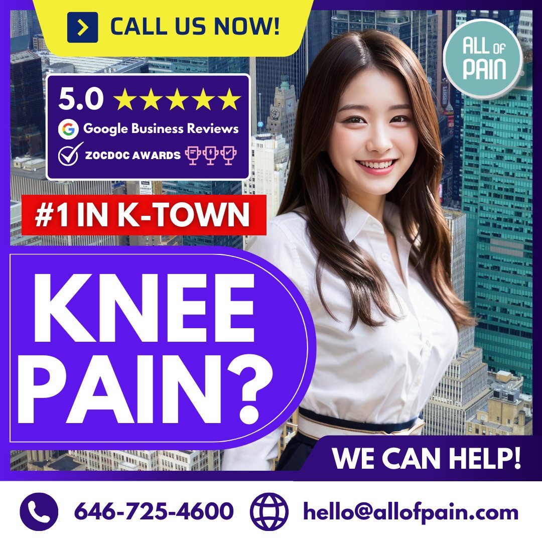 👩‍🦯 Are you seeking relief from knee pain?⁠

Read more here...

l8r.it/U91b

#midtownmanhattan #newyorkpainmedicine #nycpainspecialists #紐約 #painphysiciansofnewyork #painmedicinenyc #painmanagementnyc #newyorkchinatown #koreatownnyc #マンハッタン #hudsonyards