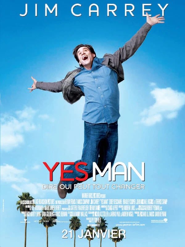 Jim tonic… Jim Carrey a construit son burlesque sur ses grimaces et le jeu avec son corps. Pour incarner le héros de «Yes Man» (2008), il a dû jouer de la guitare, apprendre le coréen, chevaucher une moto de gros calibre et encore faire du saut à l'élastique @GarconsOfficiel