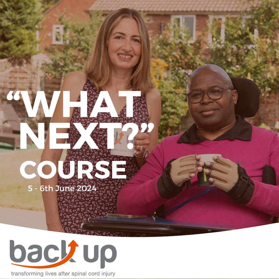 Welcome to 'What Next?' - a two-day free online course dedicated to helping those navigating life post-spinal cord injury! Mark your calendars for 5 - 6 June as we kick off this empowering course. ow.ly/zVRX50RpbrO #SpinalCordInjury #LifeAfterInjury #EmpowermentCourse