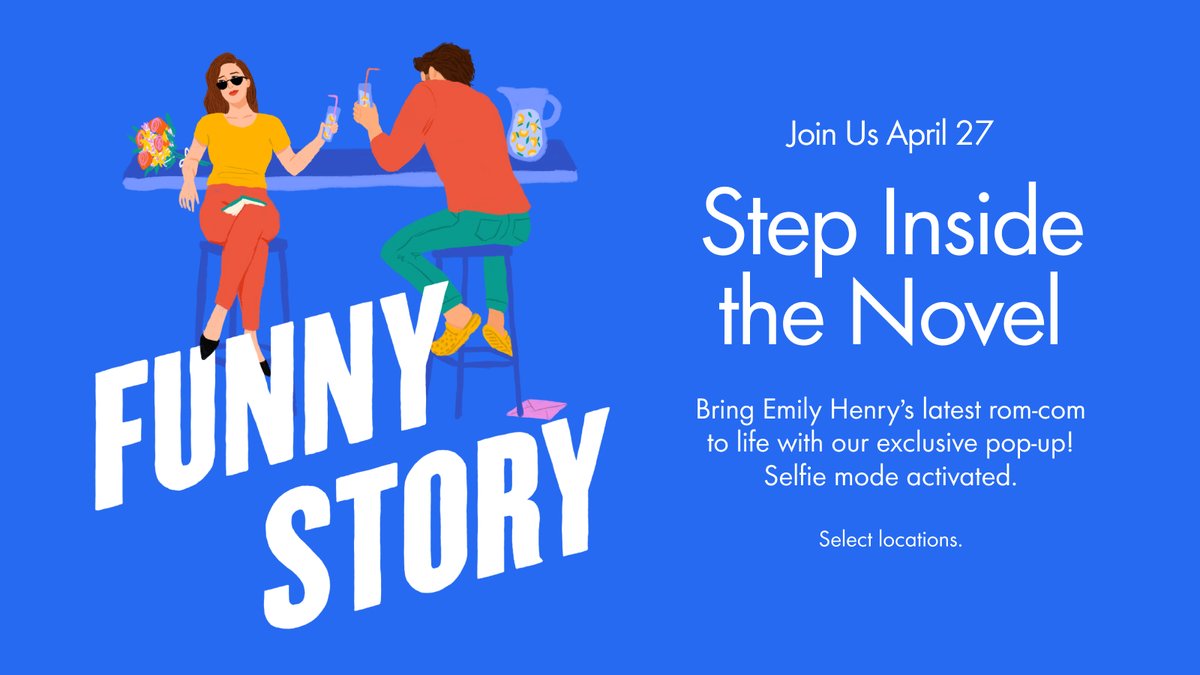 #EmilyHenry fans, in the GTA, Calgary and Vancouver areas today was made for YOU! Click here for more info: ow.ly/Hx8V50RpgCH #IndigoEvents #IndigoBooks #FunnyStory