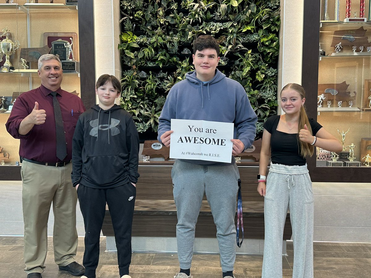 Aaron Robb (@aaronrobb5) on Twitter photo It's a little late but we celebrated #PositiveSigns at #Wahconah on Wednesday! This week we celebrated our AWESOME students 👍 <a href="/wahconahrhs/">Wahconah Reg HS</a> It's a little late but we celebrated #PositiveSigns at #Wahconah on Wednesday! This week we celebrated our AWESOME students 👍 <a href="/wahconahrhs/">Wahconah Reg HS</a>