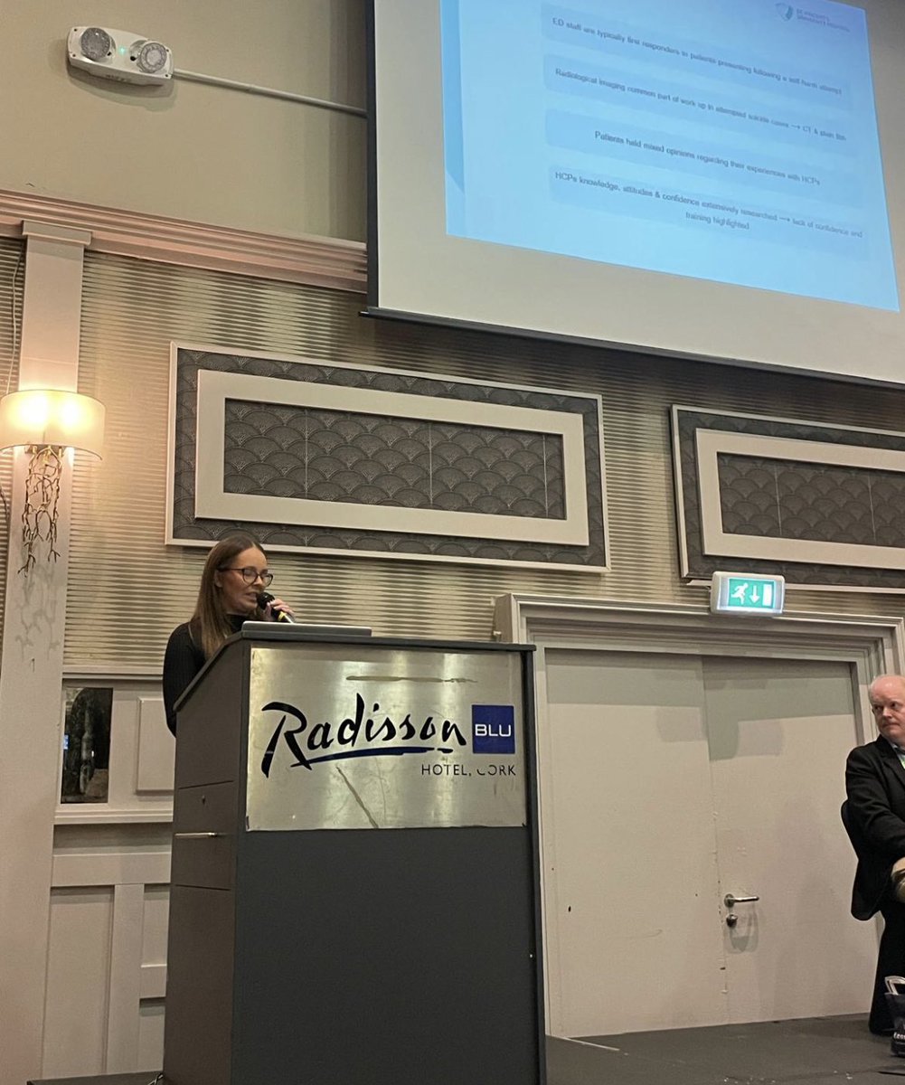 Thank you to Lydia Power for her talk on ‘Radiographers Experiences and educational needs in relation to caring for suicidal patients during  radiology examinations’ #IIRRT24