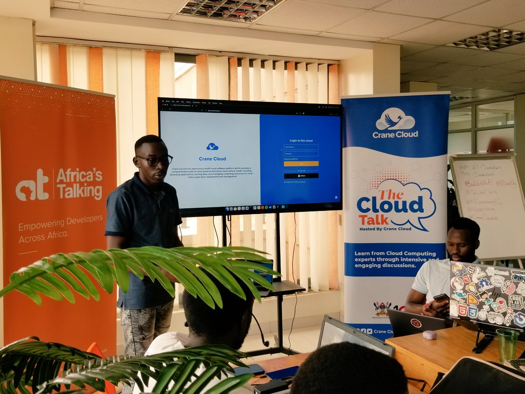 slugada's tweet photo. Embrace the future of cloud computing with @CraneCloud_io. You can achieve fast, agile, and resilient infrastructure that scales seamlessly to your needs. - @RhodinNagwere Software Engineer at @CraneCloud_io at #AgricTech Hackathon by @ATCommunityKla 

#BuildWithAT #WeLoveNerds https://t.co/FuQShO0scI