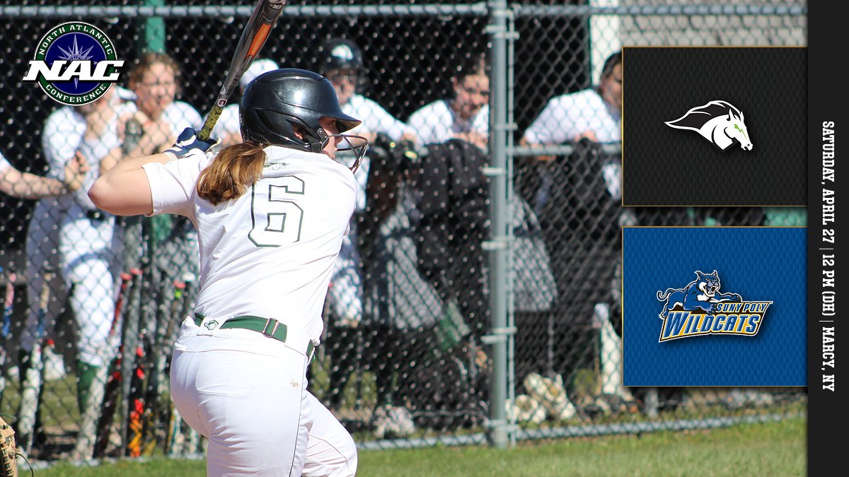 It's double-header action for Softball today as they take on SUNY Poly starting at noon - tune in and #LetsGOMustangs! #RunAsOne