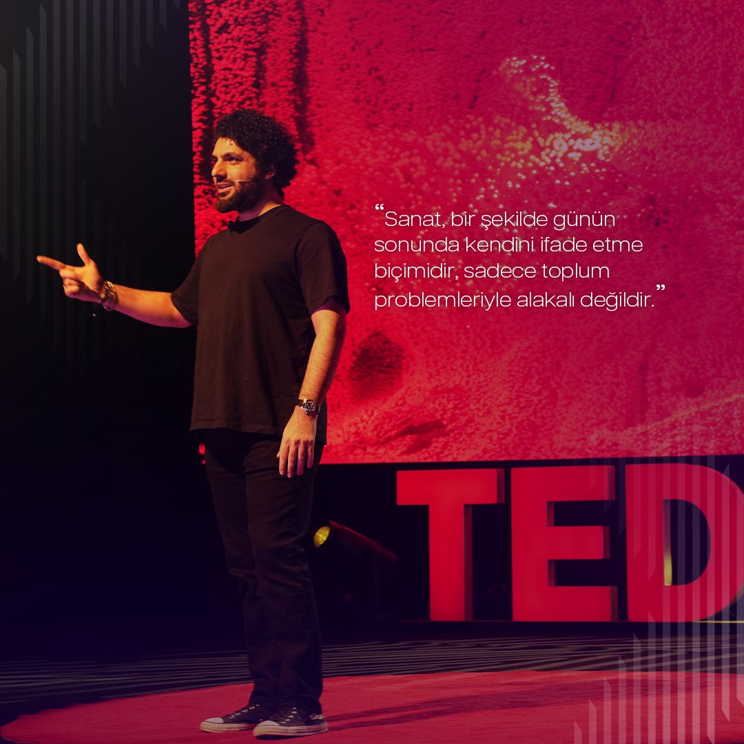 Murat Palta'ya TEDxMETUAnkara 'AYNA' sahnemizde olduğu için teşekkür ederiz. ❤️ #ayna #tedxmetuankara #tedx #odtü #metu #ted #tedxtalks