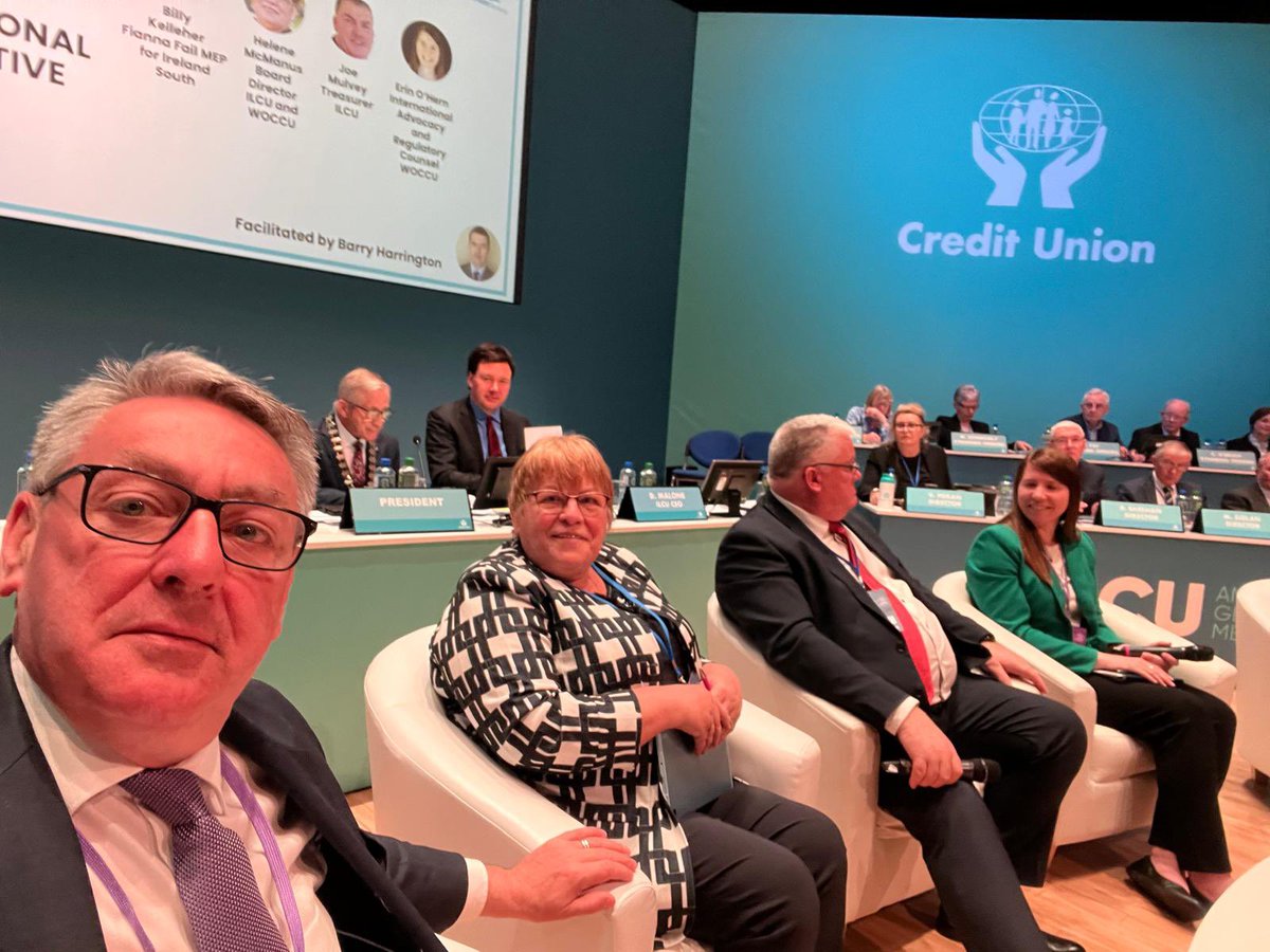 Delighted to address the @creditunionie AGM today in Limerick looking at how the 🇪🇺 can support the #CreditUnion movement in 🇮🇪 and expand it across the EU. Also addressed issues with regards to #DORA and cyber-security in #financialservices