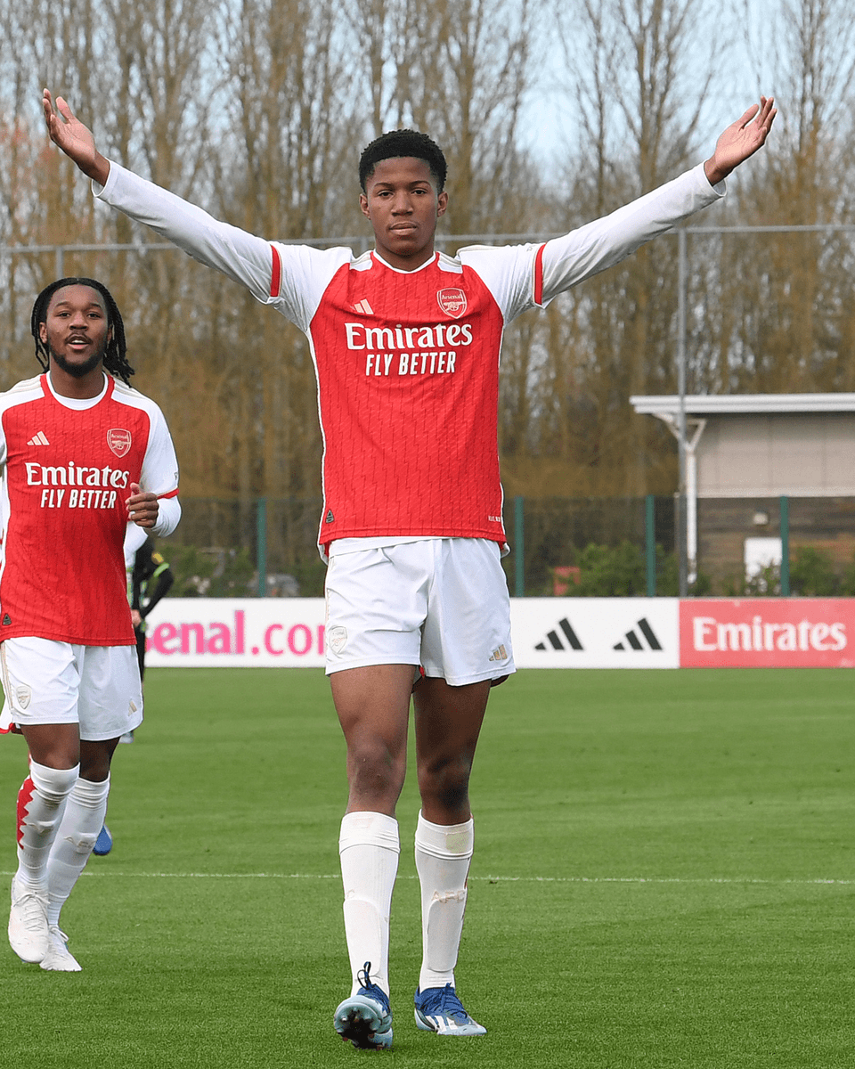 Chido Obi-Martin is unstoppable! The @ArsenalAcademy star has scored ANOTHER five-goal set, all in the first-half against Norwich! 🤯 #PLU18
