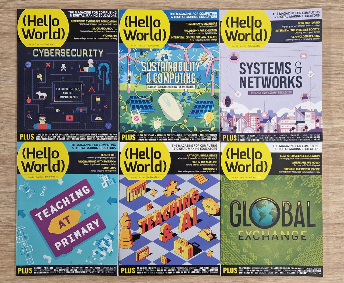 Interested in having your article featured in Hello World magazine? 📖 We’re always looking for computing educators and mentors who would like to share their stories and experiences with the #CSEd community. Check out how you can submit your ideas here: rpf.io/hw-write-for-us