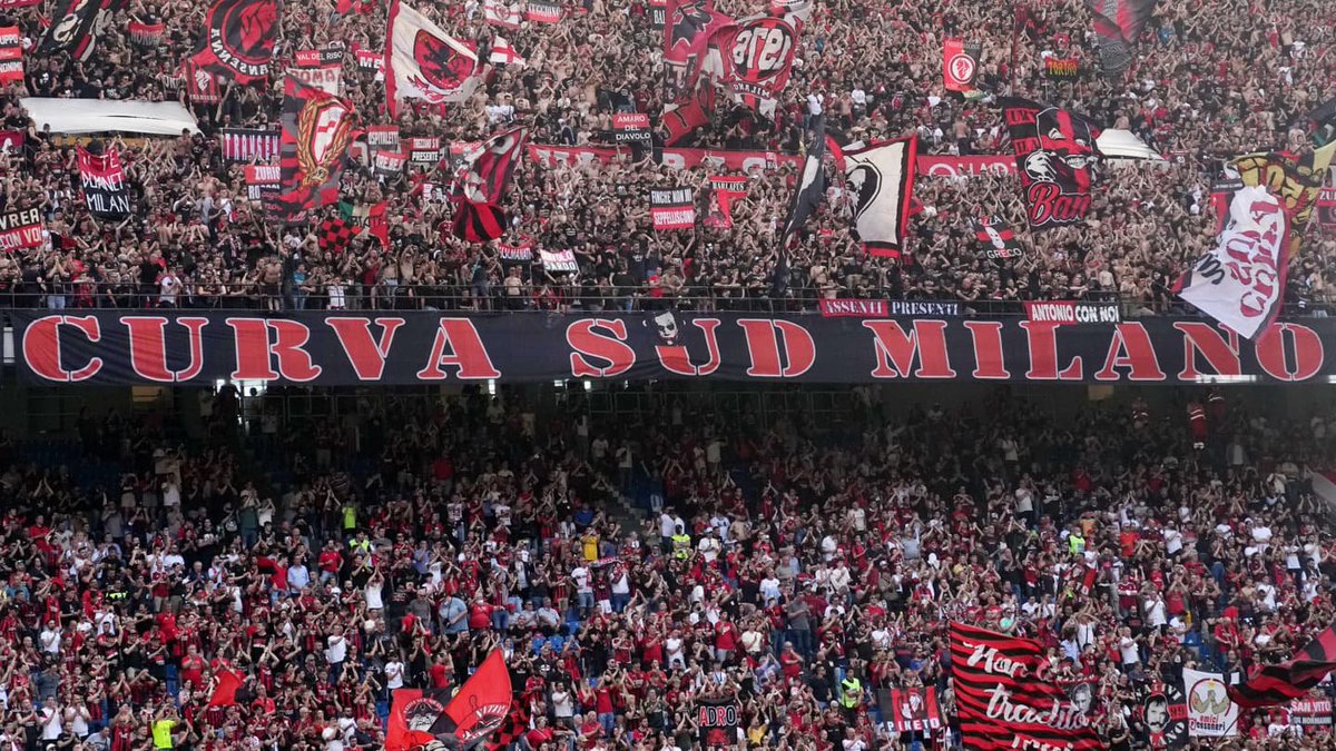 The firm stance of #CurvaSud of #Milan with a statement: 'The season is coming to an end and the mediocrity that has characterized it for almost its entire duration has given way to a disastrous and calamitous ending, which, as if it were not enough, has been further amplified by…