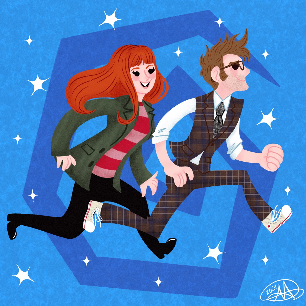 14 days! The 14th Doctor and Donna Noble. David Tennant and Catherine Tate are one of my all time brotps. #DoctorWho #davidtennant #catherinetate