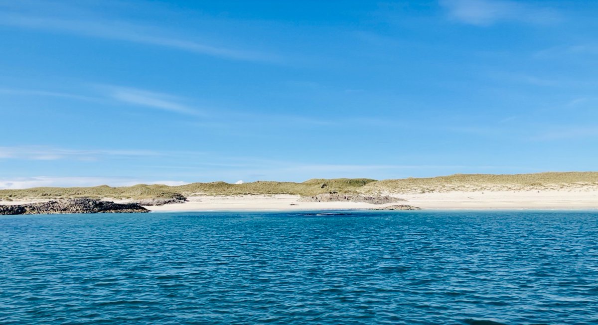 This morning’s anchorage at Scotland’s most secret beach. Gunna bay between Tiree and Coll. Splendid isolation