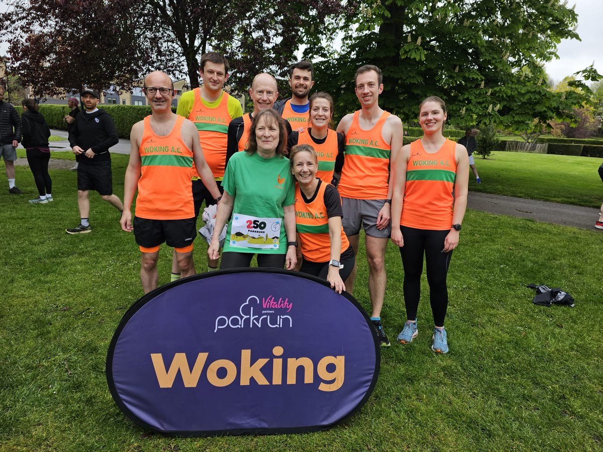 A big thanks as always for helping and volunteering this morning. We really appreciate the support. Thanks to Annette for talking about the 5th anniversary of Woking <a href="/cancer5kYourWay/">5k Your Way, Move Against Cancer</a> and congratulations to Marion 100th volunteer (as a centurion) Claire’s 50th and Lesley’s 250th