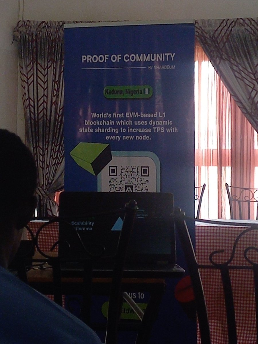 attendee at the program #Proofofcommunity at Arewa House, Kaduna State by @shardeum with @Rainer__r