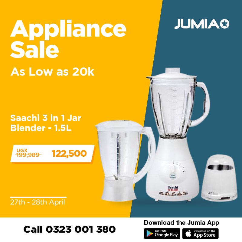 New appliances on a budget? Say no more ⚡️⚡️ #JumiaHomeSale Click >> t.ly/FZSKH