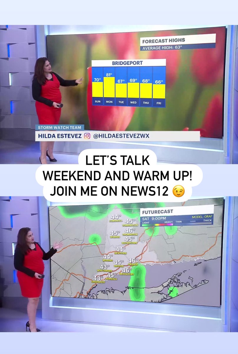 Rise and shine (well, somewhat! We have clouds today)!  Join me on @News12CT #LocalMatters