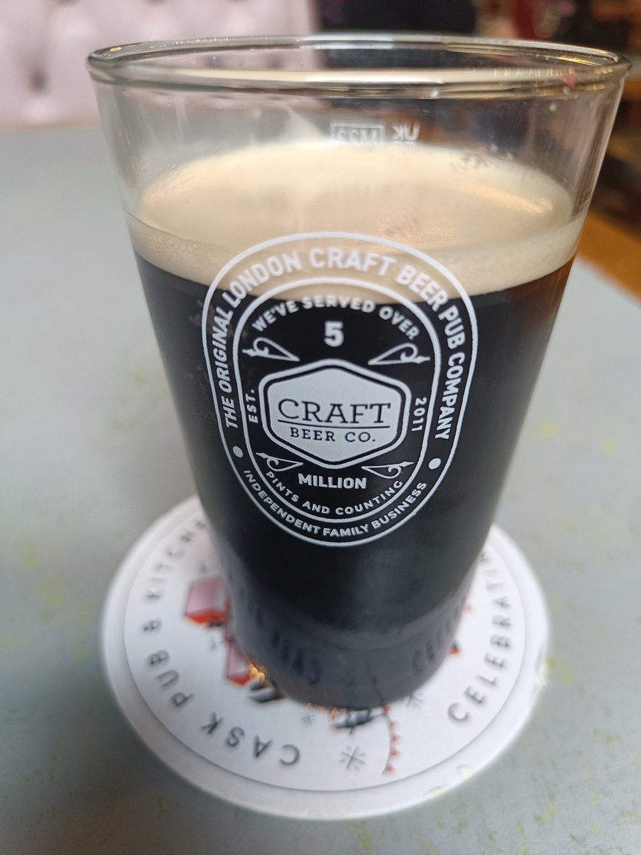 Enjoying some fine beers at <a href="/craftbeercoW6/">The Craft Beer Co. Hammersmith</a>  inc the always fab <a href="/AnspachHobday/">Anspach & Hobday Brewery</a> London Black before #ThisIsMemorialDevivce