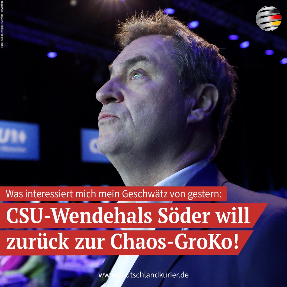 #CSU-Chef Markus #Söder setzt nach der Bundestagswahl 2025 auf eine Neuauflage der sogenannten Großen Koalition von Union und SPD – allerdings ohne Olaf #Scholz. „Wenn man sich die zentralen Felder der Politik anschaut – von der Wirtschafts- über die Außen- bis zur…