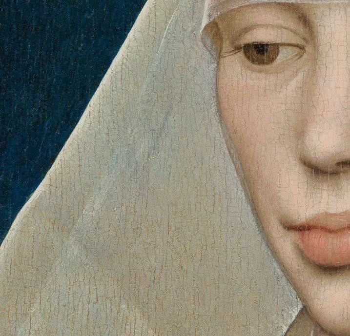 Rogier van der Weyden. Portrait of a Lady, ca. 1460. #detail