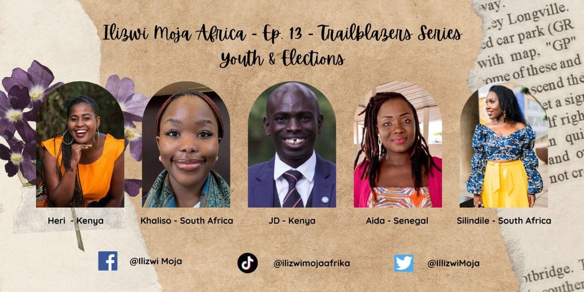 Join us today @6pm WAT, 7pm SAST and 8pm EAT as we launch our podcast on African elections. You do not want to miss our guest speakers Ndeye Aida Dia and JD Orengo as they share their thoughts. #Africanelections #ilizwiMoja 

Tune in through this link:

youtu.be/qzeOtLP1QOM?si…