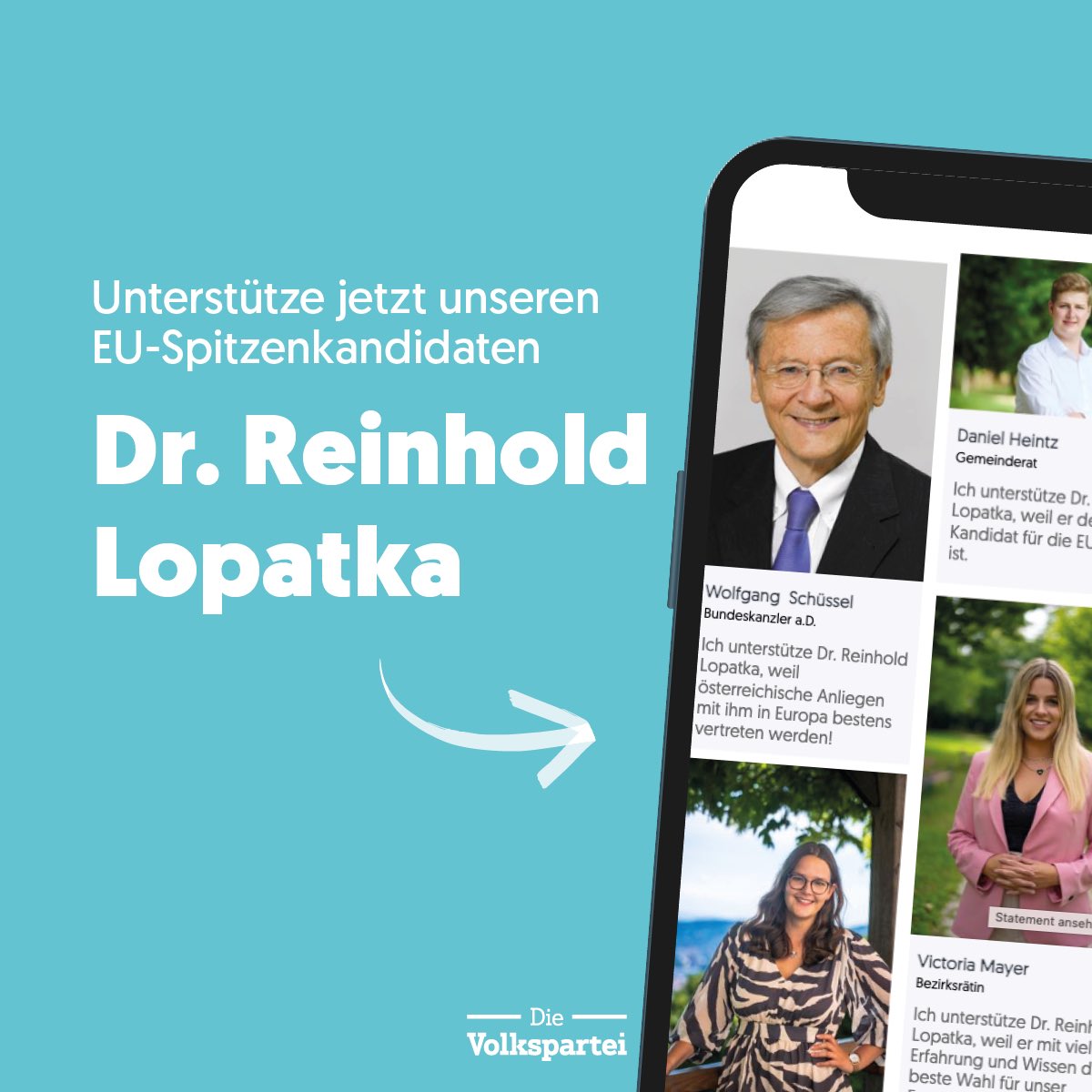 In wenigen Wochen findet die EU-Wahl statt! Mit Reinhold Lopatka haben wir den richtigen Kandidaten, um Österreich eine starke Stimme in Europa zu geben. Unterstütze jetzt unseren Spitzenkandidaten und hilf uns dabei, dass Österreich eine starke Stimme in Europa hat! 🇦🇹…