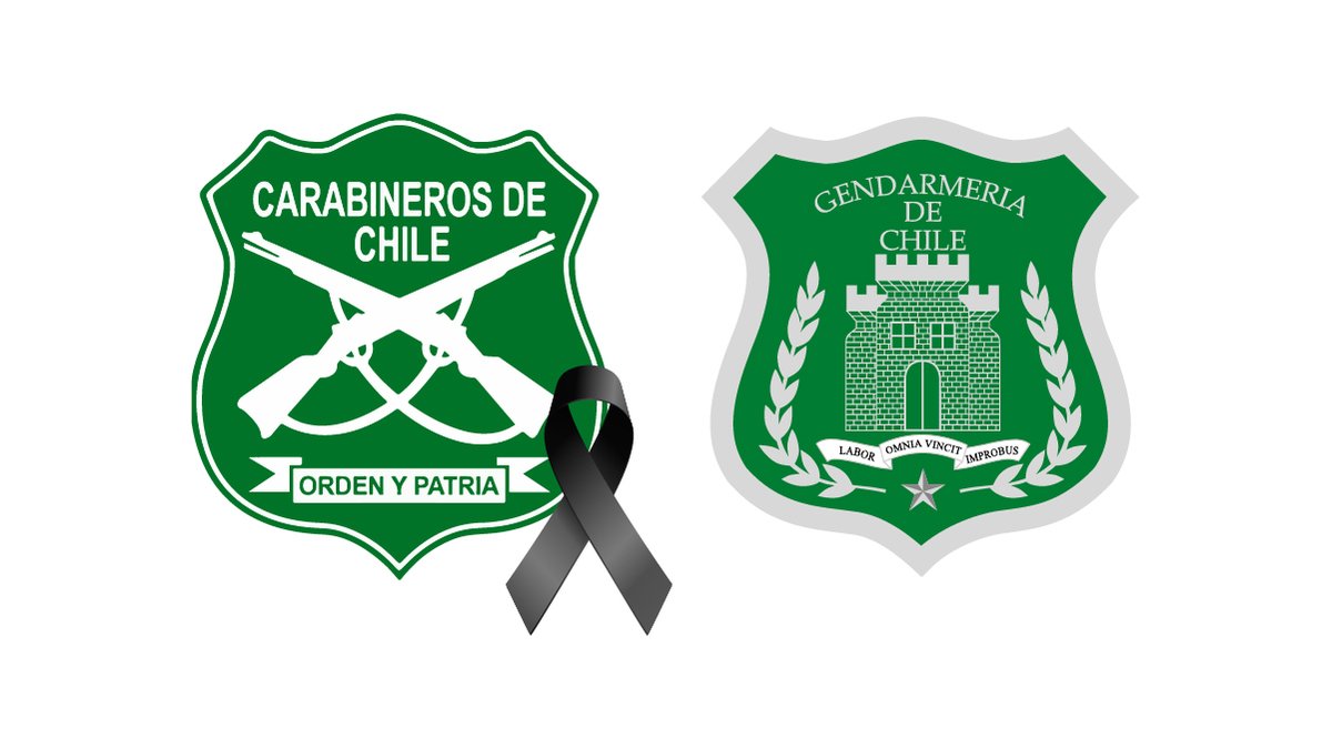 Como Gendarmería de Chile, expresamos nuestras más sentidas condolencias a @Carabdechile con motivo del asesinato de tres de sus integrantes en acto de servicio, compartiendo de manera fraterna y solidaria el dolor que les enluta y marca su 97° aniversario.