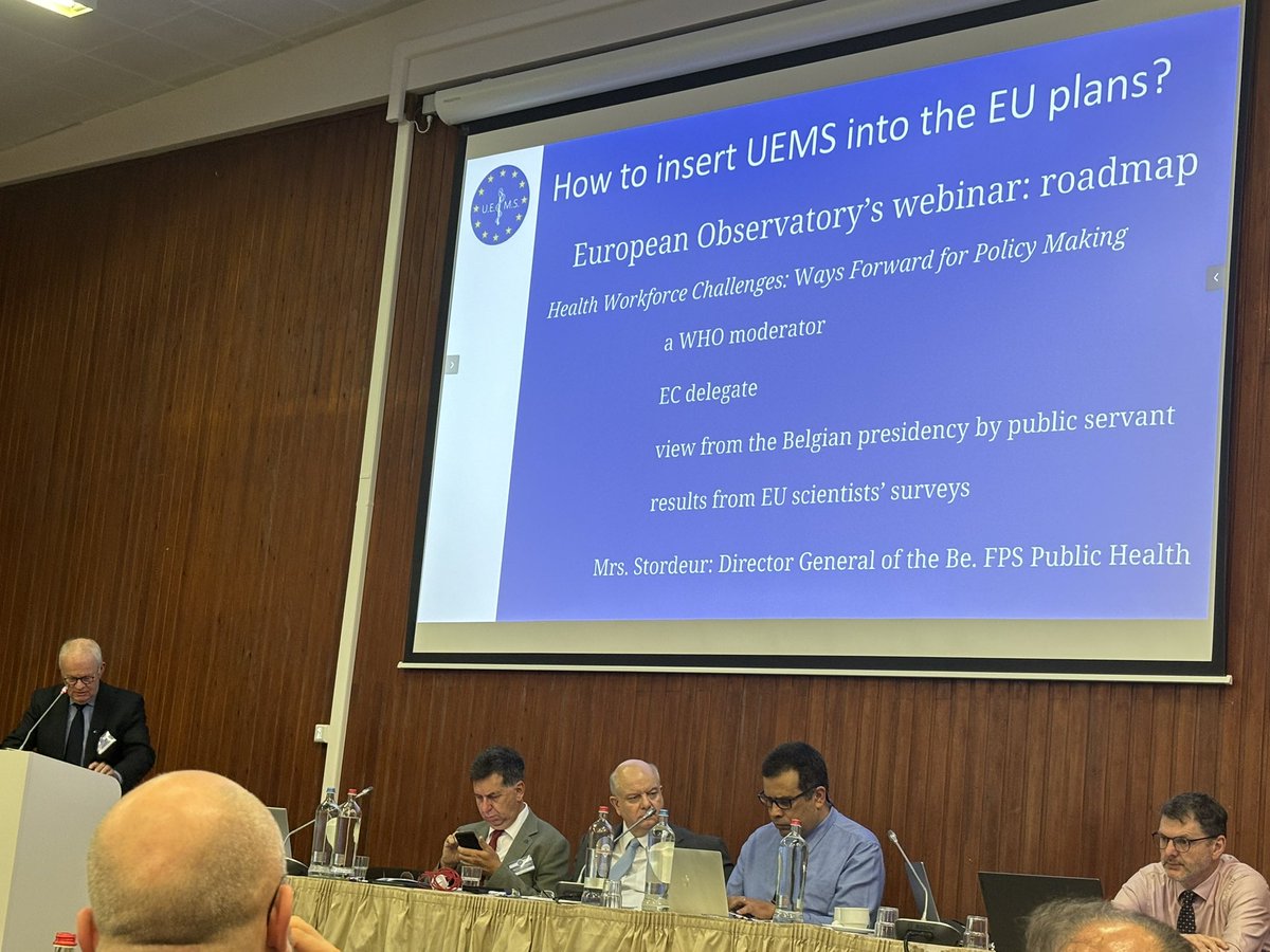 Our own Marc Hermans, former chair of the Section and now vice-president at @UEMSEurope on the importance of liaising with EU bodies and the relevance of mental health for retention of healthcare workers